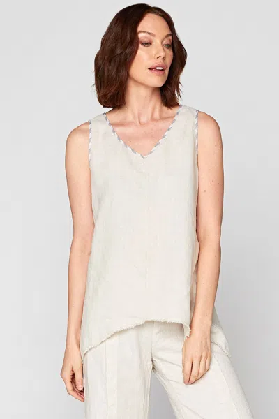 Xcvi Stripe Detail Tank