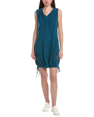 Xcvi Sumi Active Whisper Cargo Mini Dress In Blue