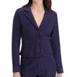 Xcvi Tacie Button Down Blazer In Mariner In Blue