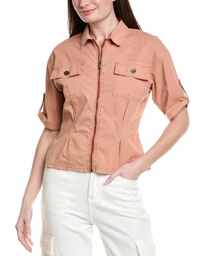 Xcvi Tammen Shacket In Brown