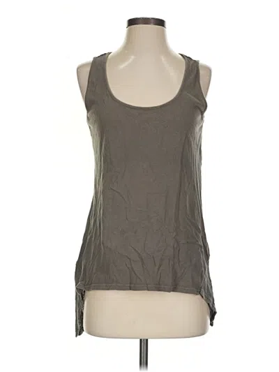 Pre-owned Xcvi Tank Top Brown Halter Neckline Tops