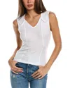 Xcvi Wearables Gauze Minerva Tank In White
