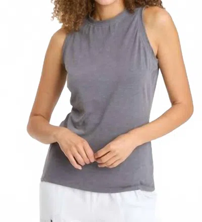 Xcvi Tasha Tank In Basalt Pigment In Gray