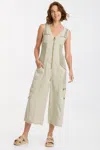 Xcvi Tavin Crop Jumpsuit In Green