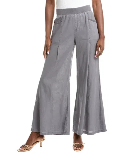 Xcvi Teresa Linen- Blend Pant In Gray
