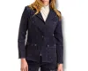 Xcvi Terrwyn Blazer In Distressed Mariner In Blue