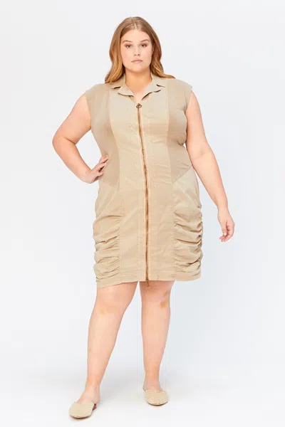 Xcvi The Hybrid Dress In Beige