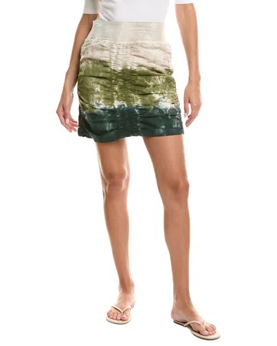 Xcvi The Trace Mini Skirt In Tricolour Ombre: Hawthorn
