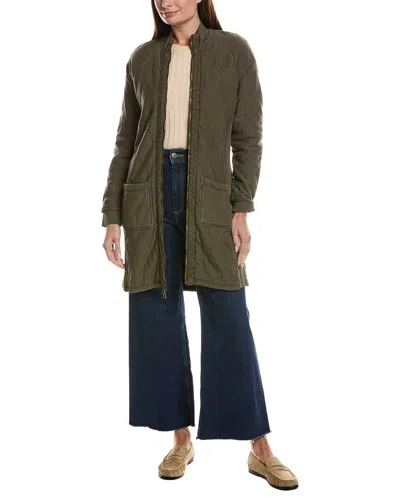 Xcvi Torston Quilted Coat In Green