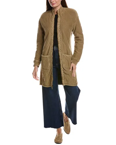 Xcvi Torston Quilted Coat In Green