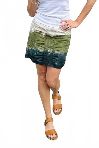 Xcvi Trace Cozy Skirt In Tricolor Ombre Hawthorn In Multi