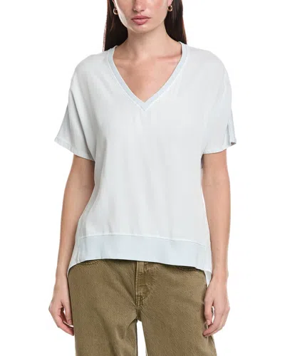Xcvi Twill Clara Top In White
