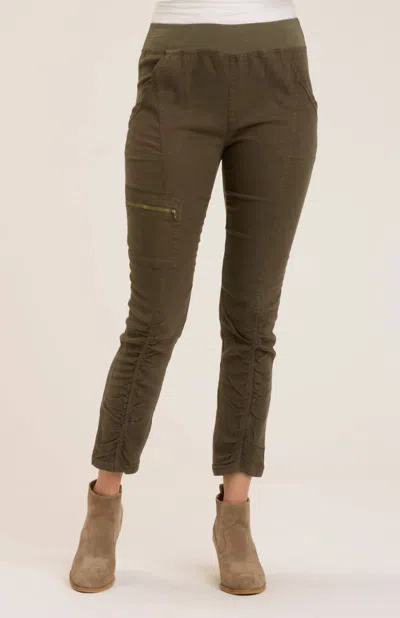 Xcvi Twill Malanda Pant In Olive In Green