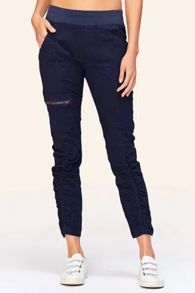 Xcvi Twill Malanda Pants In Navy In Blue