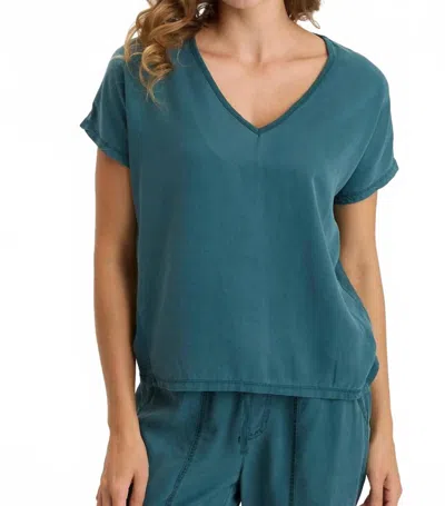 Xcvi Ulysses Top In Tideworn In Blue