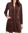 Xcvi Uzma Jacket Dress In Belge In Brown