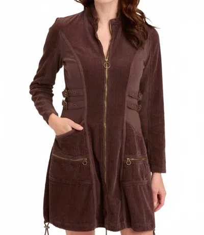 Xcvi Uzma Jacket Dress In Belge In Brown