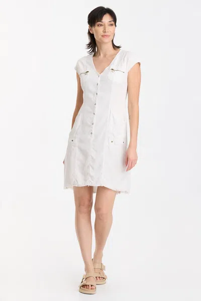Xcvi Vallis Dress In Biege