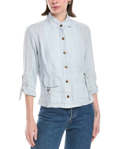 Xcvi Waldron Linen Jacket In Blue