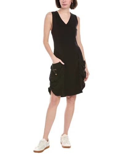 Xcvi Wearables By  Twill Penta Dress In Black