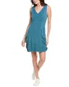 Xcvi Wearables By  Twill Penta Dress In Blue