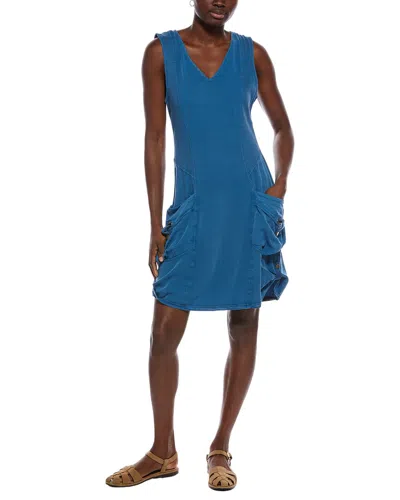 Xcvi Wearables By  Twill Penta Dress In Blue