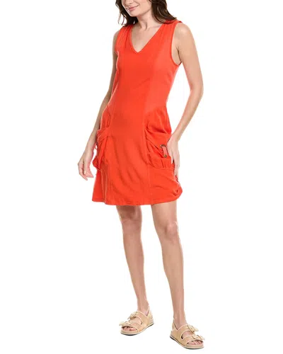 Xcvi Wearables By  Twill Penta Dress In Orange