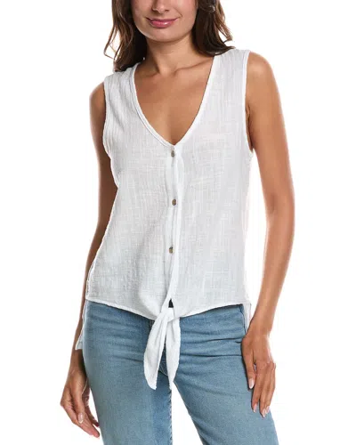 Xcvi Wearables Gauze Minerva Tank In White