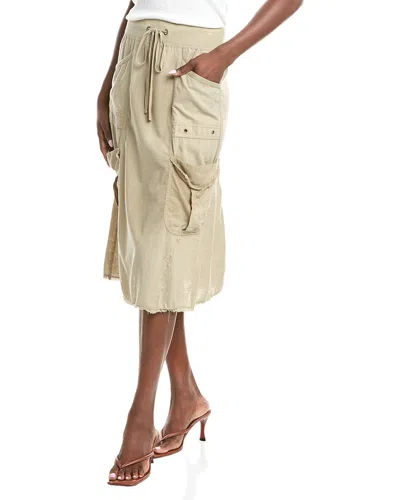 Xcvi Wearables Linen-blend Skirt In Neutral