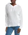 Xcvi Wearables Mesh Sidel Hoodie In White