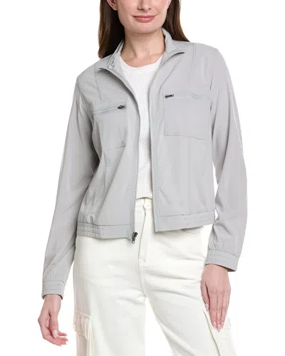Xcvi Wearables Quinn Bomber Jacket In Gray