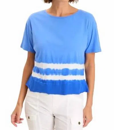Xcvi Wearables Steph Top In Caravel Wash Cobalt