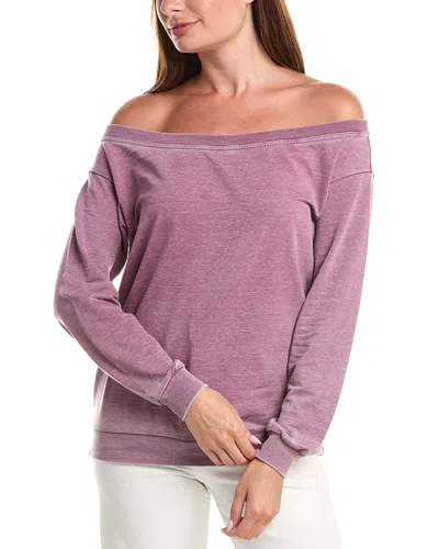 Xcvi Wearables Tavia Sweatshirt In Purple