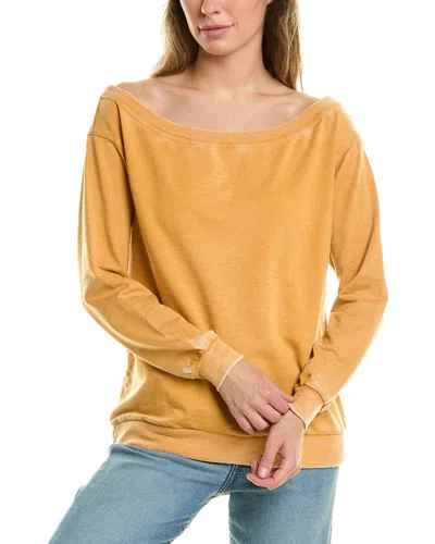 Xcvi Wearables Tavia Sweatshirt In Yellow