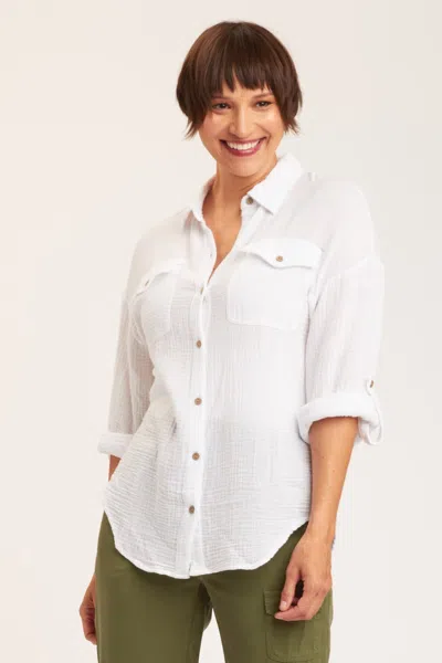 Xcvi Wendell Button-up In White