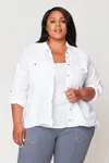 Xcvi Whitson Button-up In White