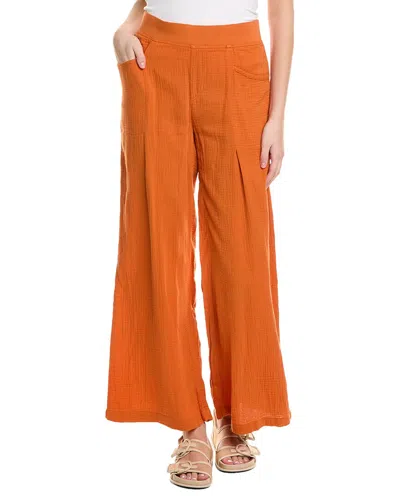 Xcvi Wilder Wide Leg Pant In Orange