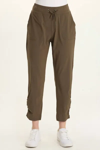 Xcvi Women's Active Linen Pants In Clove In Green
