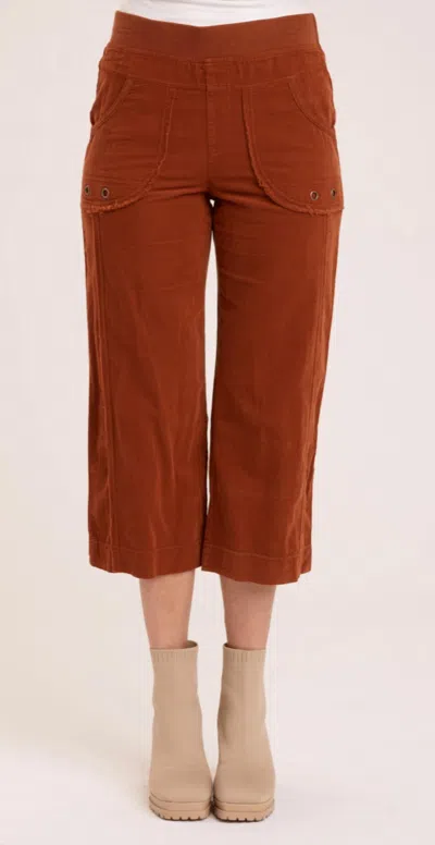 Xcvi Women's High Waist Crop Jeans In Campfire In Orange