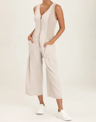 Xcvi Women's Macgowan Jumpsuit In Ripple Pigment In White
