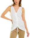 Xcvi Wearables Gauze Minerva Tank In White