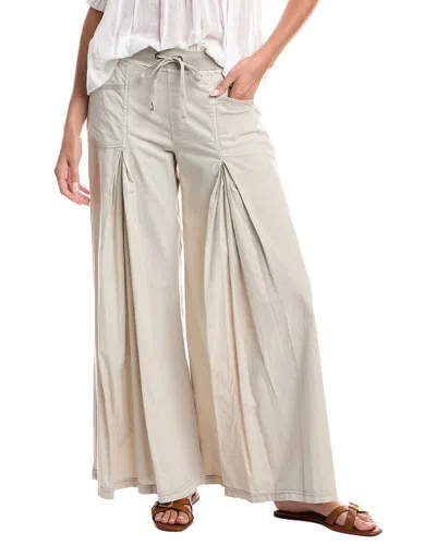 Xcvi Zorba Linen-blend Wide Leg Pant In Neutral