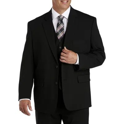 Xdmy Oak Hill By Dxl Perfect Fit Jacket-relaxer Suit Jacket In Black