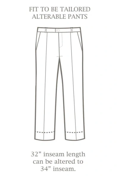 Xdmy Oak Hill By Dxl Perfect Fit Waist-relaxer Pleated Suit Pants In Black
