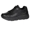Xelero Men's Matrix Leather Shoes In Black In Black