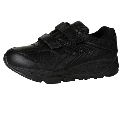 Xelero Men's Matrix Leather Strap Shoes In Black