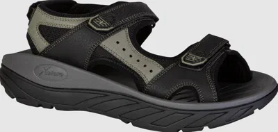 Xelero Men's Trutrek Sandal In Black/moss In Blue