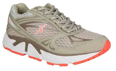 Xelero Women's Genesis Athletic Shoe In Grey/salmon In Multi
