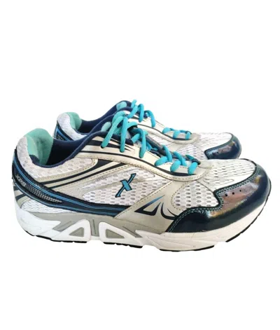 Xelero Women's Genesis Xps Running Shoes - Wide In White/light Blue In Multi