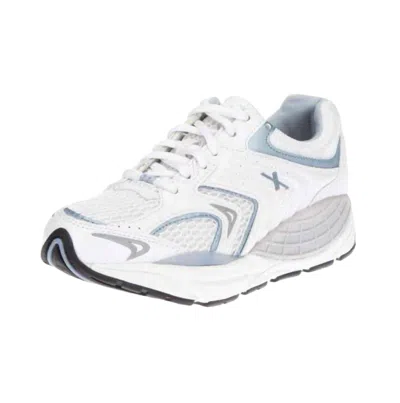 Xelero Women's Matrix Mesh Running Shoes - Extra Wide In White/ Light Blue In Multi